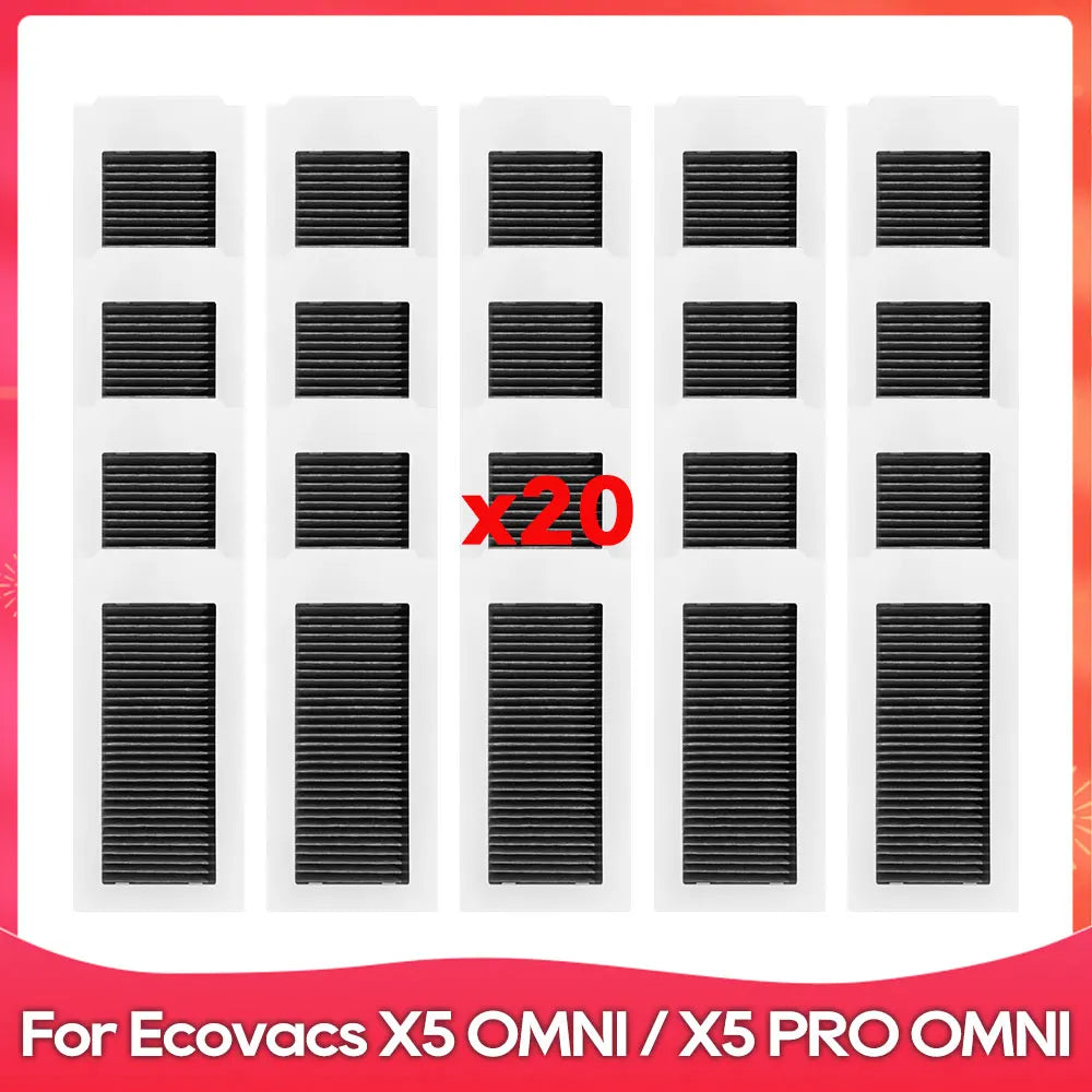 Fit For ( ECOVACS X5 OMNI / X5 PRO OMNI ) Part Accessories Main Side Brush Filter Mop Cloth Dust Bag Robot Vacuum Cleaner Kit