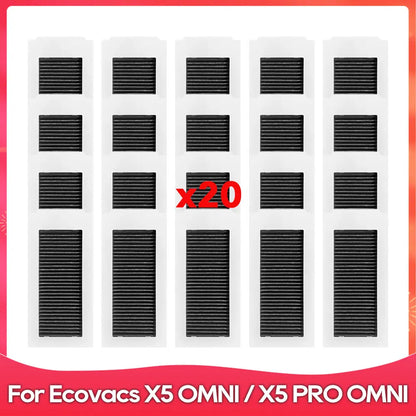 Fit For ( ECOVACS X5 OMNI / X5 PRO OMNI ) Part Accessories Main Side Brush Filter Mop Cloth Dust Bag Robot Vacuum Cleaner Kit