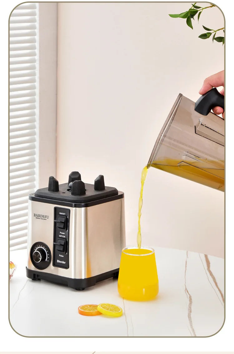 220V- 3L 6 in 1 Blender Stainless Steel Large Capacity Cut Vegetables and Shreds Icebreaker Salad Grinder Meat Grinder Juicer