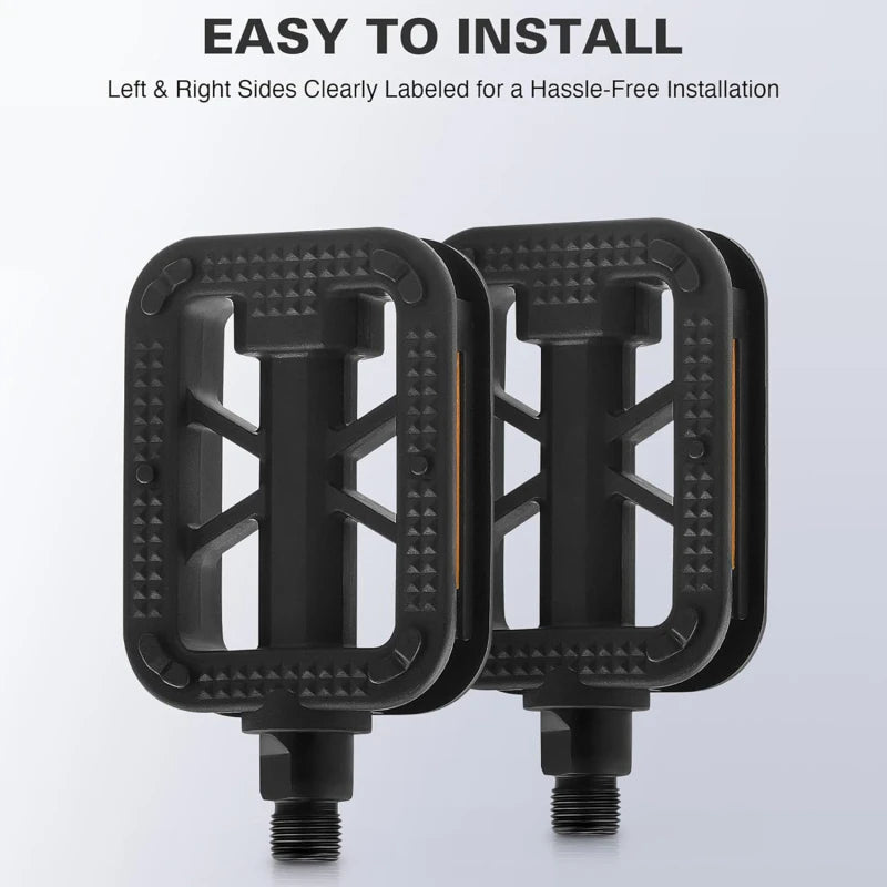 1 Pair Bicycle Pedals Ultralight MTB Road Pedals Bicycle MTB Accessories Foot Pedals Anti-skid Pedals Standard Universal Pedals