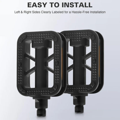 1 Pair Bicycle Pedals Ultralight MTB Road Pedals Bicycle MTB Accessories Foot Pedals Anti-skid Pedals Standard Universal Pedals