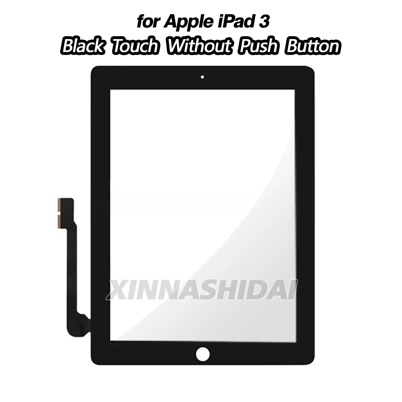 Tablet Touch Panel For iPad 3 A1416 A1430 A1403 Touch Screen Digitizer Assembly with Home Button For iPad 3 Screen Replecement