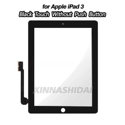 Tablet Touch Panel For iPad 3 A1416 A1430 A1403 Touch Screen Digitizer Assembly with Home Button For iPad 3 Screen Replecement