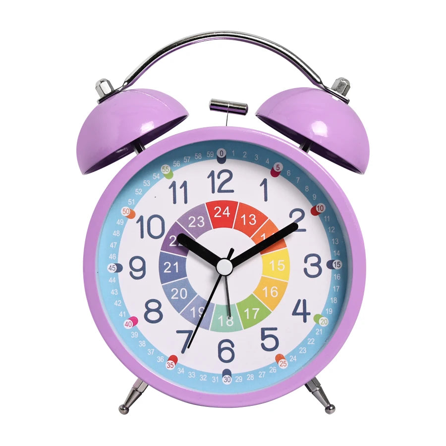 1pc student-only bedroom table alarm clock; 3-inch early education small alarm clock; Room/home décor
