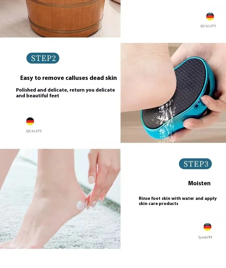 Foot grinder to remove dead skin foot rubbing board grinding calluses nano glass foot scrubber repair foot scraping heel tool