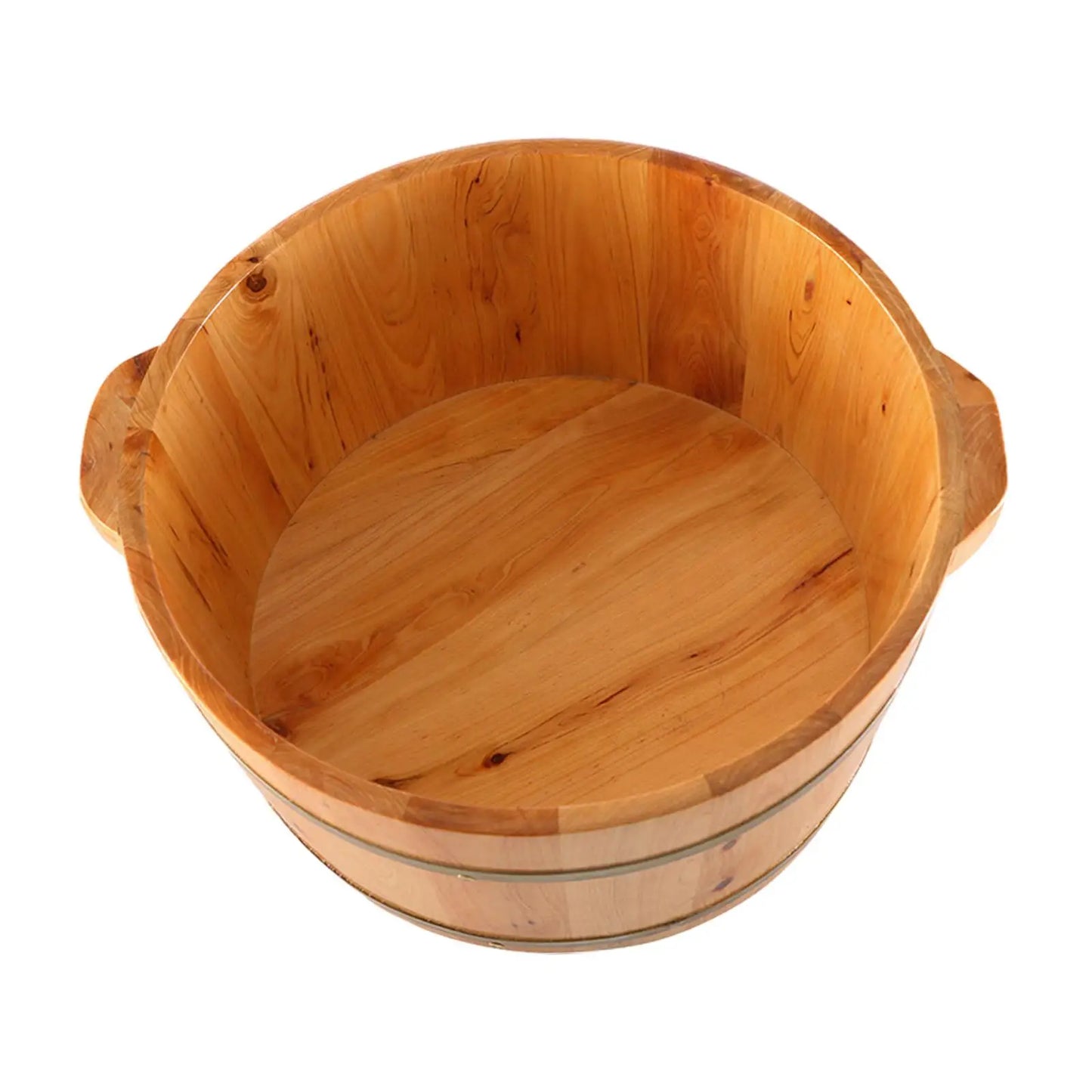 Foot Basin Wood Foot Bath Basin for Home Foot SPA Bathroom Mother's Day Gift