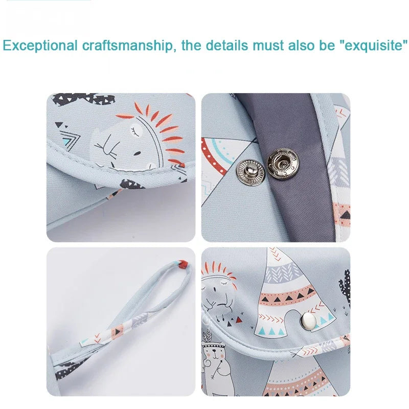 Baby Diaper Bag Outdoor Travel Portable Organizer Mini Nappy Bag Stroller Reusable Mummy Storage Diapers Handbag Baby Essentials