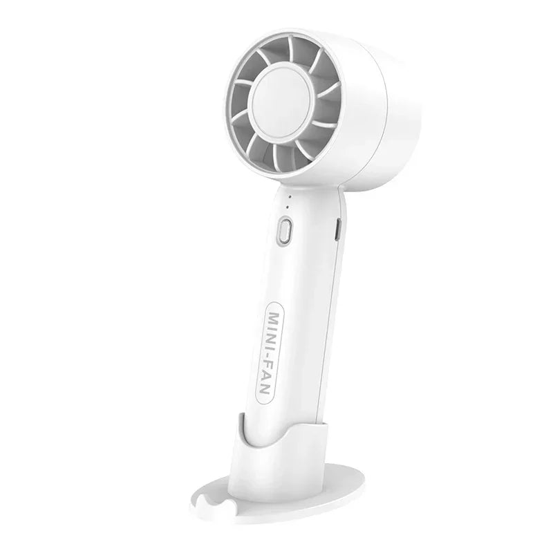 Portable Handheld Fan - 3-Speed Mini Turbo Fan, Folding & Lightweight for Students, Travelers & Office/Outdoor Cooling