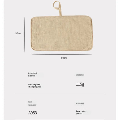 Foldable Baby Infant Cotton Changing Pads Reusable Soft Cotton Infant Mat Changing Pad for Newborn Underpads Two-sided Mattress