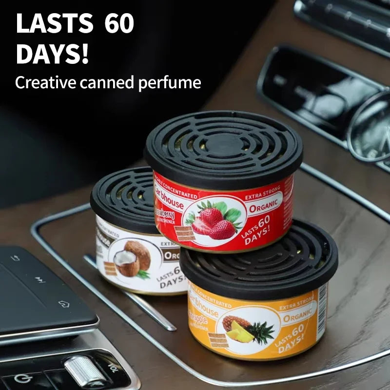 Car Air Fresheners Odor Eliminator Essential Long-Lasting Fragrance Lemon Cherry Ocean Strawberry Cologne Aromatherapy