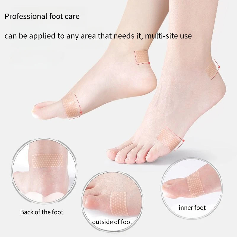Silicone Gel Heel Stickers Heel Protector Biomimetic Anti Pain Relief Foot Care Products Multifunctional Invisible Heel Inserts