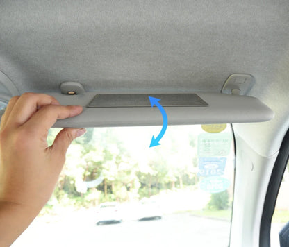 Car Makeup Mirror Portable Auto Sun-Shading Visor HD Mirrors Car Interior Mirror For Smart Fortwo 451 2009-2014 Car-styling