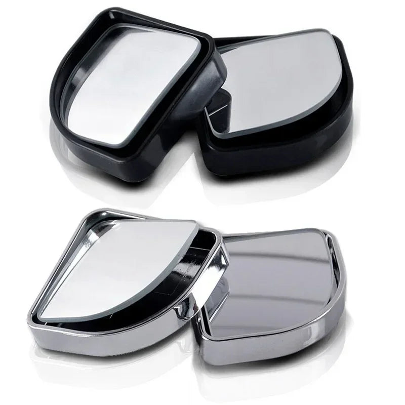Car blind spot small round mirror car rear view auxiliary mirror sector-shaped adjustable reflector at any angle universal 3R-01