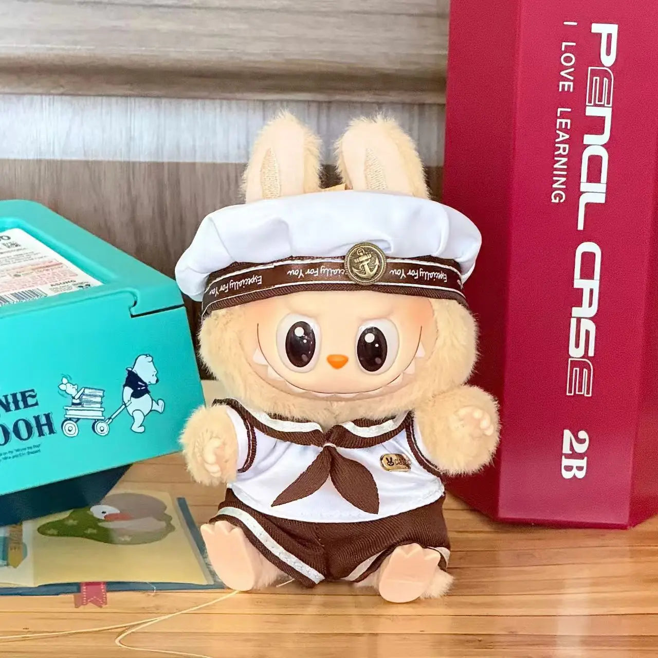 Labubu Clothes Cute Outfit Shirt Set Labubu Designer British Style Clothes Accessories Toy DIY Gifts for 15-17cm Doll