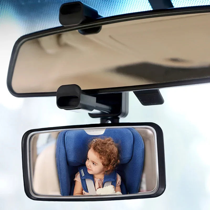 Baby Mirror Car Interior Rear View Mirror Clip Rear Facing Mirrors For Auto Safety Driving Kids Baby Monitor Angle Adjustable