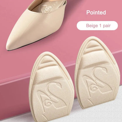 Half Insoles for Shoes Inserts Forefoot Pad Non-slip Sole Toe Plug Cushion Reduce Shoe Size Filler High Heels Pain Relief Pads