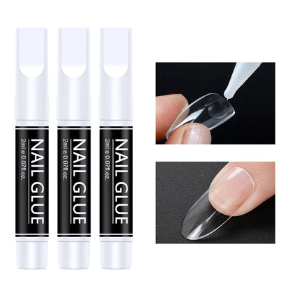 1/3/5/10/15/20pcs Fast-dry Nail Glue Professional Nail Tip Bond Glue 2g/3g/10g for False Nail Tips Long Lasting Glue Nail Tools