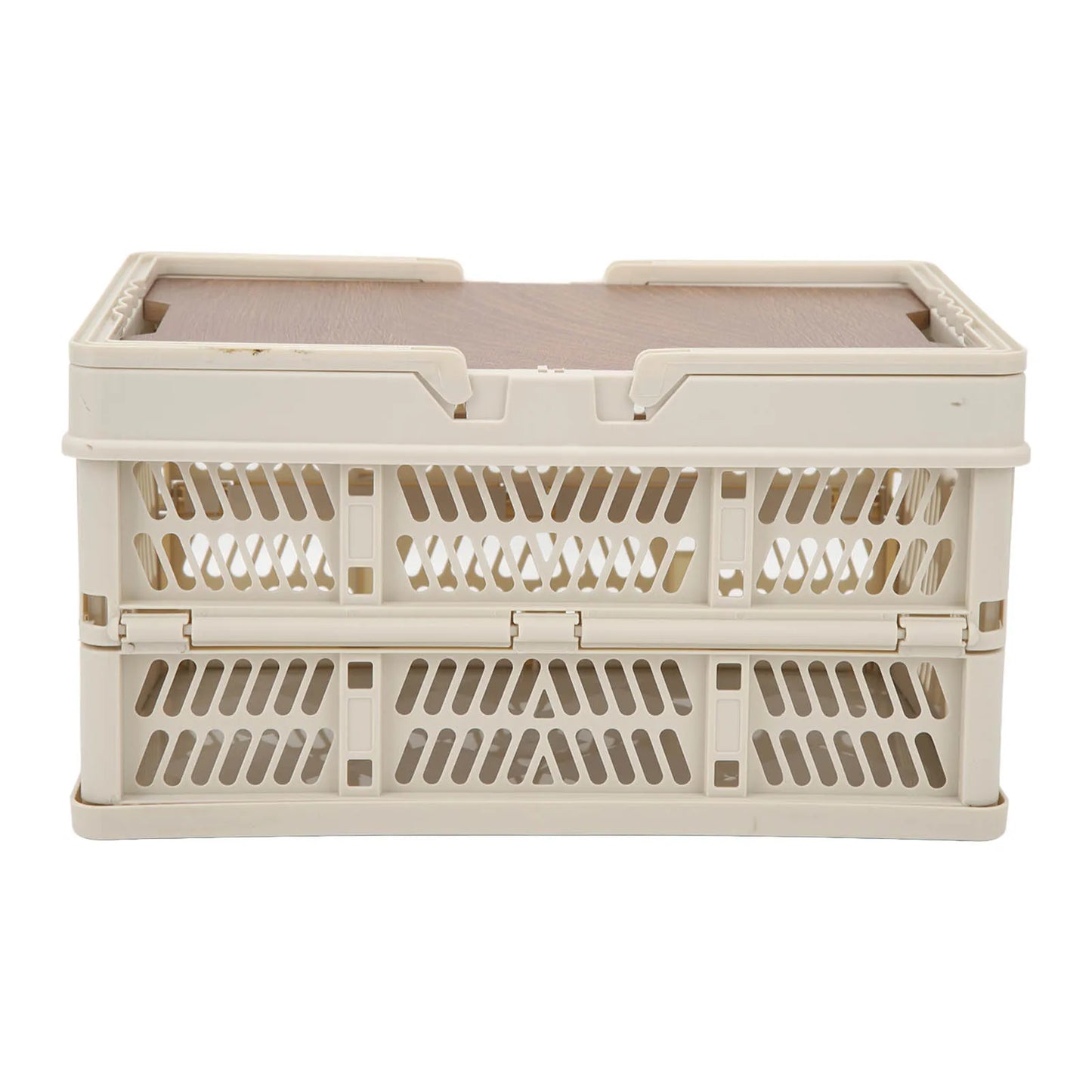 Foldable Camping Picnic Basket with Movable Board Large Capacity Multifunction Handheld Storage Box Home Organization