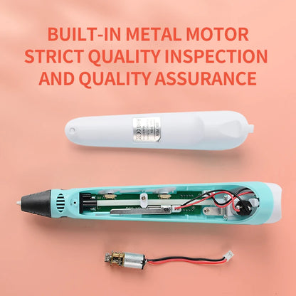3D Pen DIY Drawing Pen With LCD Screen Compatible PLA ABS Filament Toys Safe Paiting for Children Kids Christmas Birthday Gifts