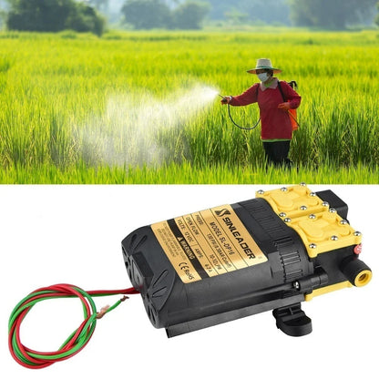 12V 7A 10L/min High Pressure Agricultural Electric Water Pump Water Sprayer Pumps Dual-Core Power Agricultural Electric