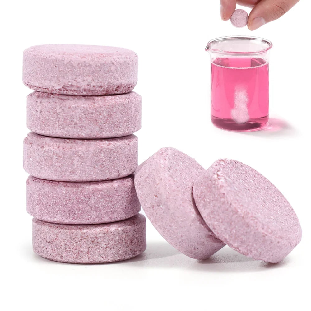 50pcs Car Effervescent Washer Tablet Auto Glass Washing Tablet Car Windscreen Cleaner Windscreen Glass Cleaning Tablet