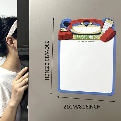 A refrigerator magnet ,monthly and weekly planner, magnetic calendar sticker, soft magnetic note sticker, message board