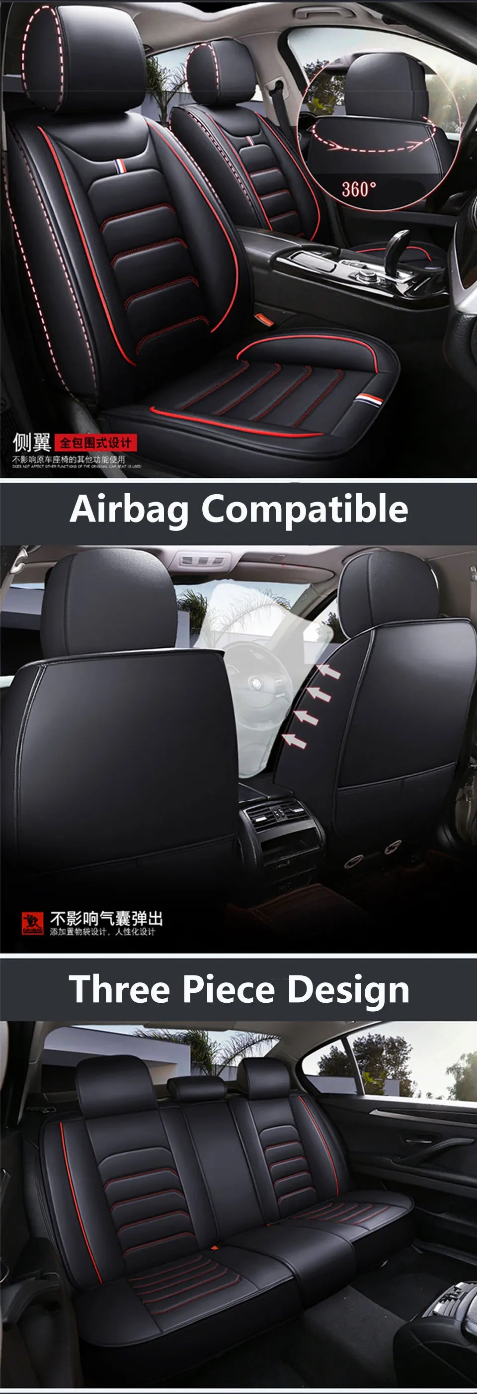 Car Seat Cover for Polo Sedan Volkswagen Touran Touareg Passat b8 Jetta VW golf 5 67 t5 Caddy Amarok Scirocco T-roc Vehicle Part