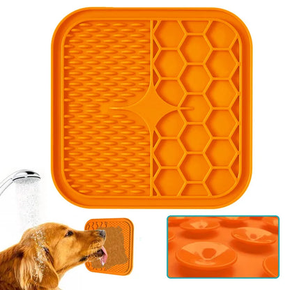 Suitable for pets weighing less than 3 kilograms Mat Cats Slow Food Bowls Suction Cup Feeding Food Silicone Lick，product small