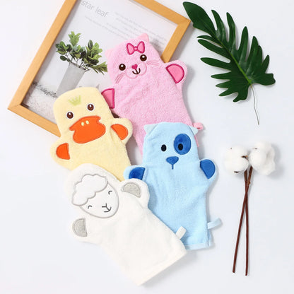 Baby Bath Wipe Baby Rubbing Bath Towel Bath Cotton Soft Towel Material Bath Wipe Neonatal Supplies