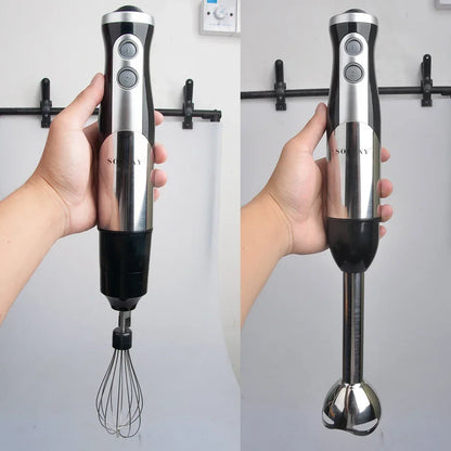 Houselin Immersion Blender Handheld Hand Blender 700W, Blender with Chopper for Baby Food and Smoothies