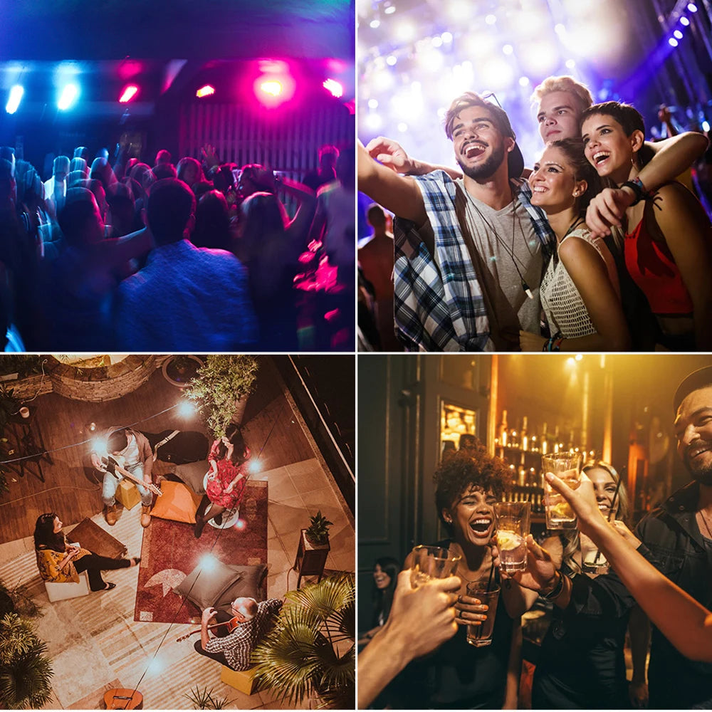 10W 15W 20W E27 LED Bulb Light Color Changing Spotlight IR Remote Control LED Bulb Smart RGBW Atmosphere Light Bar Home Decor