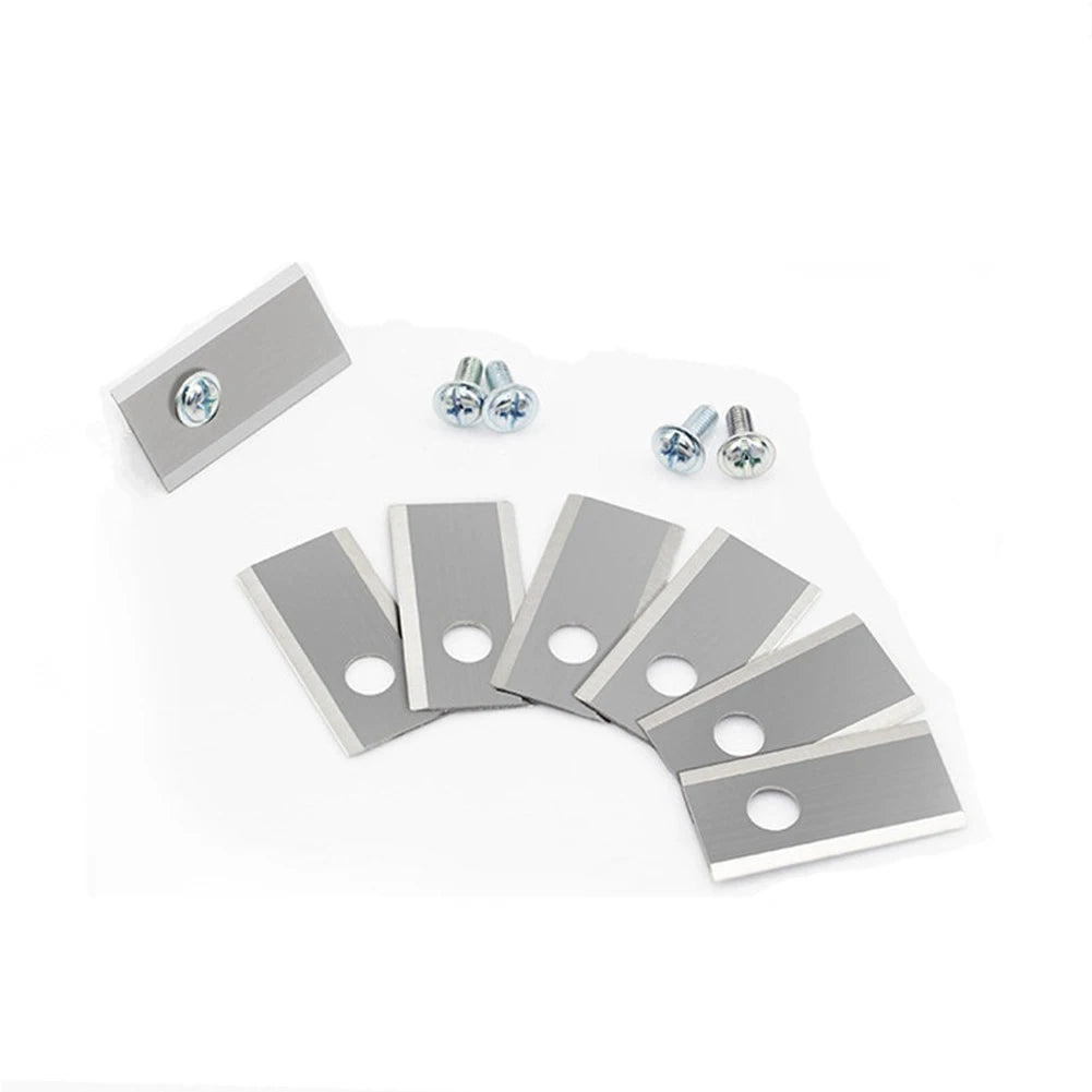 18Pcs Blades Replacement Stainless Steel Lawn Mower Cutting Blade Set Single Hole Lawn Mower Blade for Worx Landroid Lawn Mowers