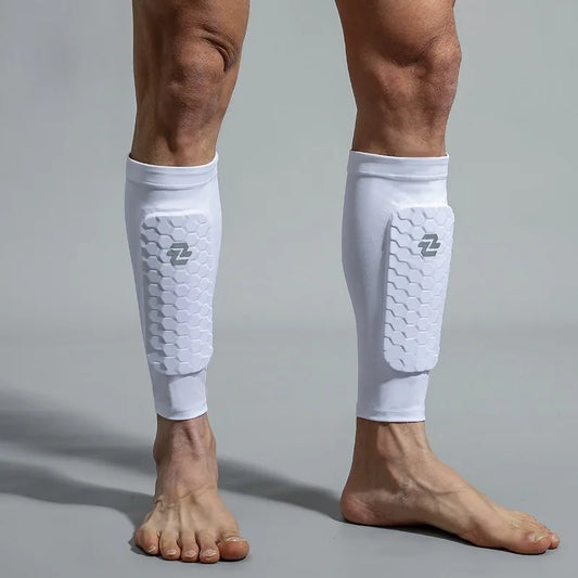 1PCS Professional Antislip Leg Socks Outdoor Sports Calf Football Leg Guard Cover Anticollision Leg Protection Socks Leg Sleeve
