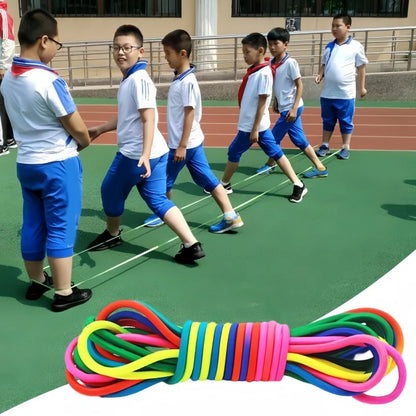 5-10M Super Elastic Jump Rope Endurance Training Fun Exercise Toys Indoor Outdoor Home Group Adjustable Rubber Jump Rope Strap