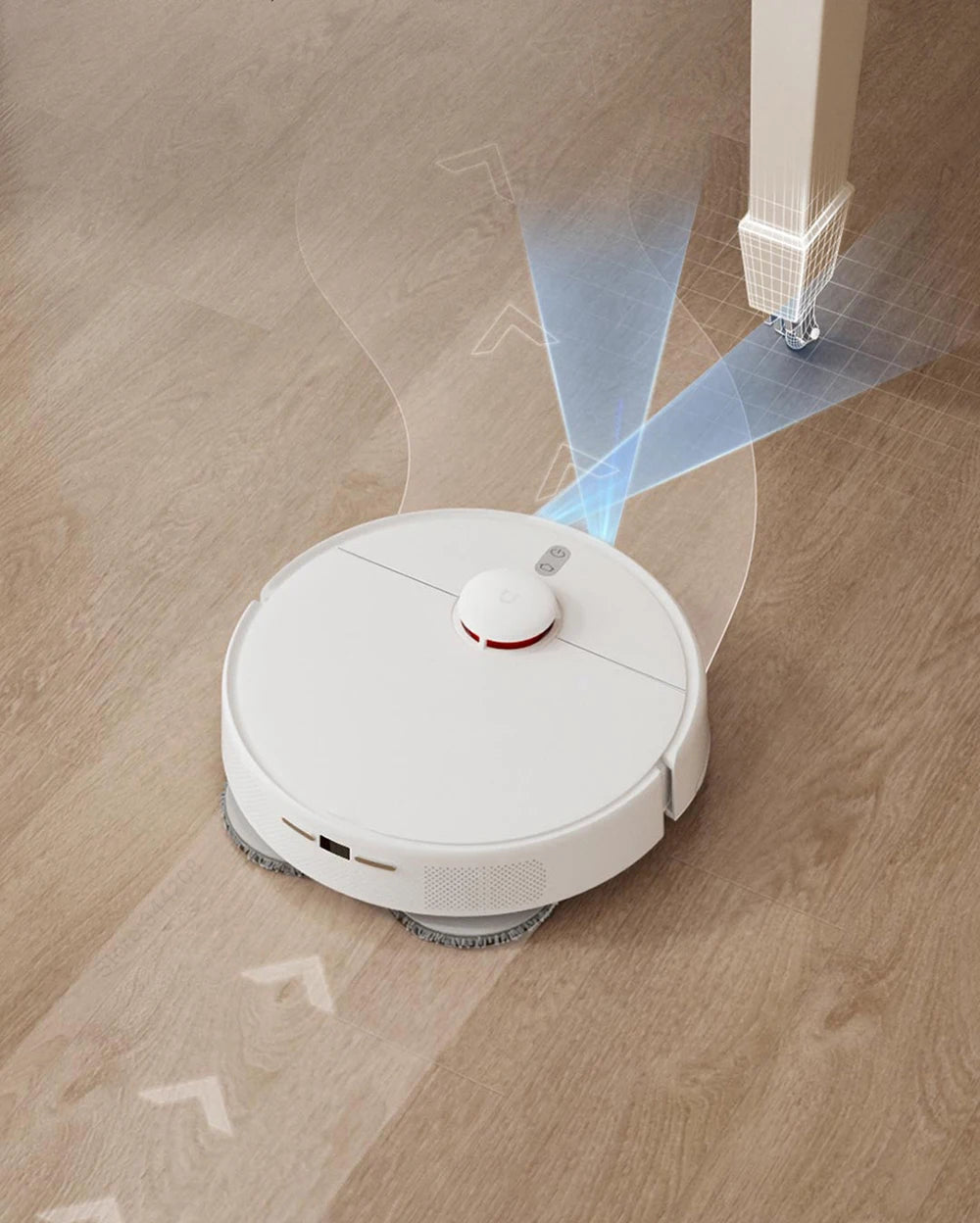 XIAOMI MIJIA Self Robot Vacuum Cleaners Mop 2 Smart Home Sweeping High Speed Rotary Scrubbing 5000PA Cyclone Suction LDS Laser