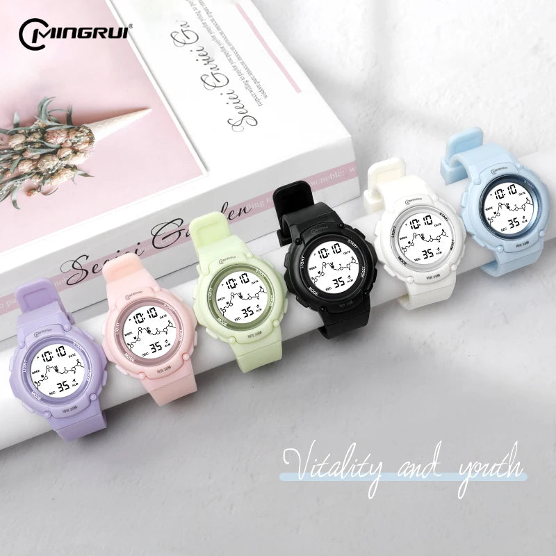 Kids Sport Watches Alarm Stopwatch Children Digital Watch For Boys Girls 30M Waterproof Cartoon Student Electronic Wristwatch