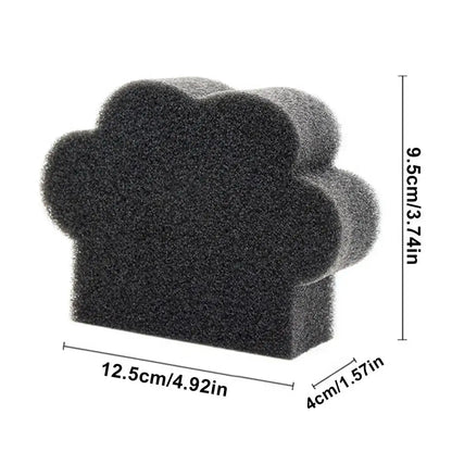 Pet Hair Remover for Laundry Reusable Hair Catcher Tool Lint Double-Sided Lint Catcher for Wet and Dry Use Cat Claws Shape Dryer