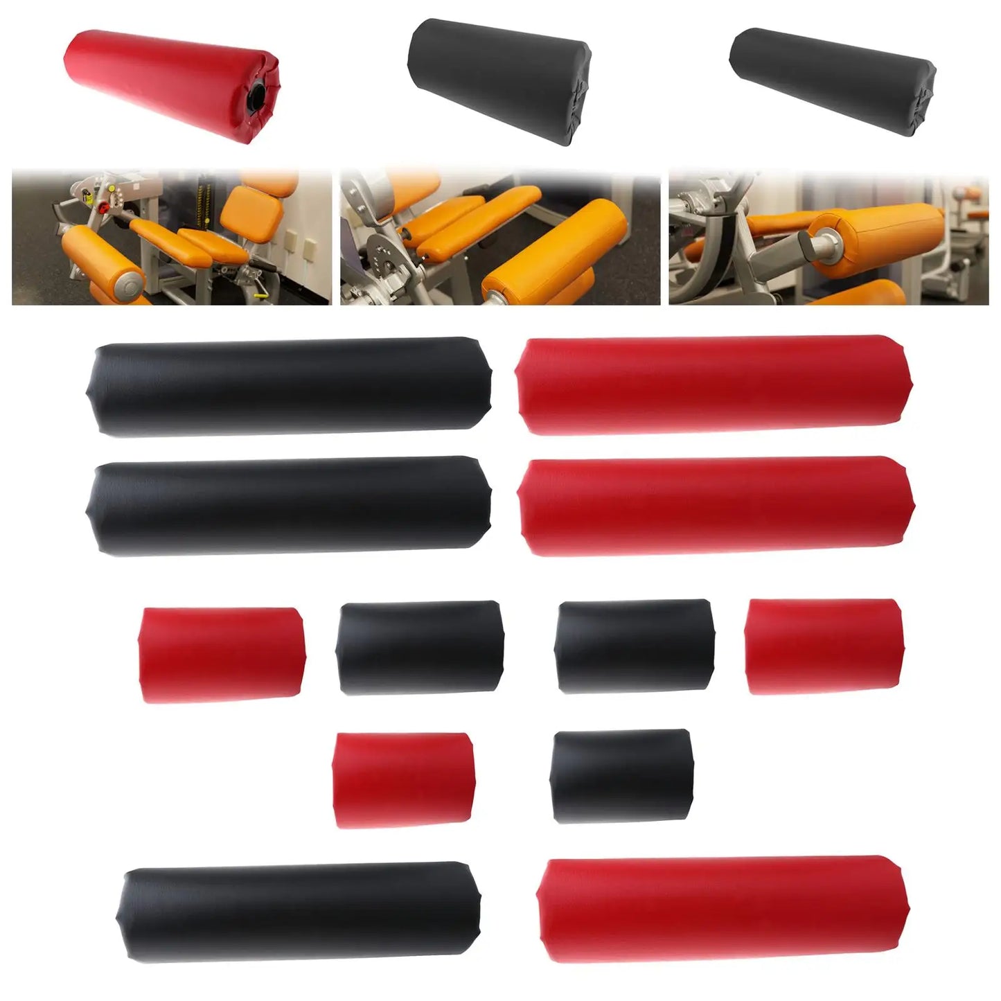 1 Piece Foam Foot Pad Roller 50cmx12cm Round Sponge Foam Tube Sleeve for Indoor Home Gym Exercise Machine Exercise Equipment