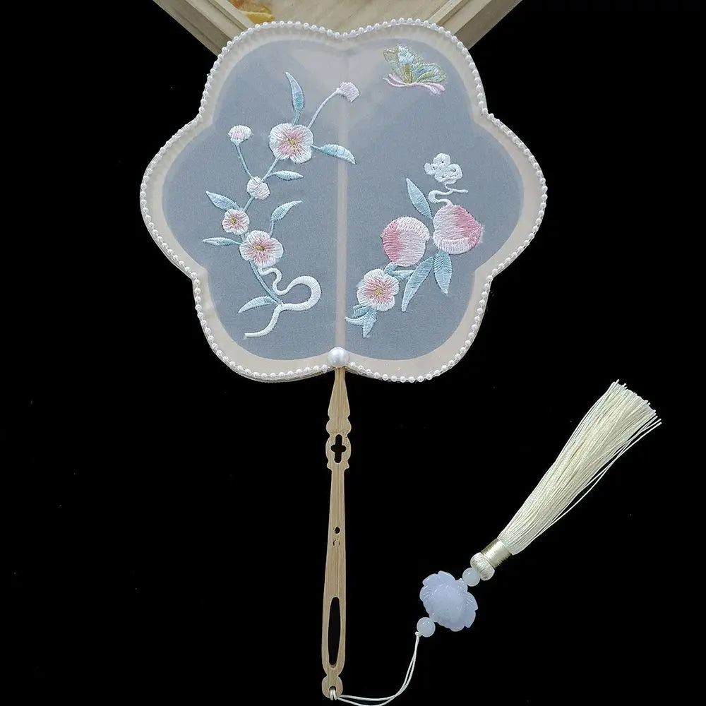 Style Hanfu Accessories Dancing Fan DIY Craftsmanship Decorative Fans Home Decoration Hand Fan Group Fan Photography Prop