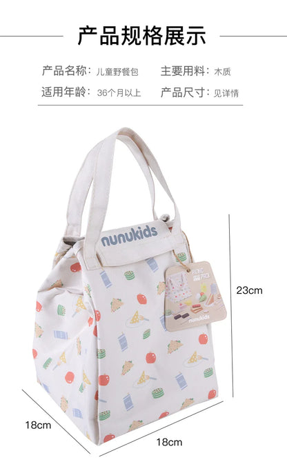 Educational Toys Simulation Medical Tool Medical Storage Bag Nurse Accessories Set Toy Gift for Kids Wooden Pretend Play Doctor