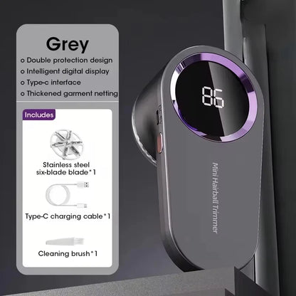 Lint Remover For Clothing Portable Electric Fuzz Pellet Remover LED Display Rechargeable for Clothes Shaver Fluff Remover