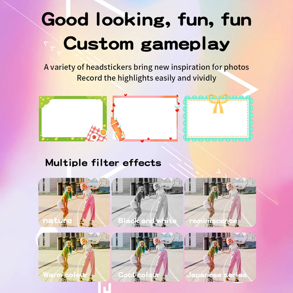 Digital Camera Autofocus Camera for Kid Camcorder with 8x Zoom Compact Cameras 1080P Cameras for Beginner Photography