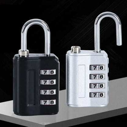 4 Digit Number Combination Pad Lock Padlock Outdoor Waterproof Lock Suitcase Luggage Security Coded Lock