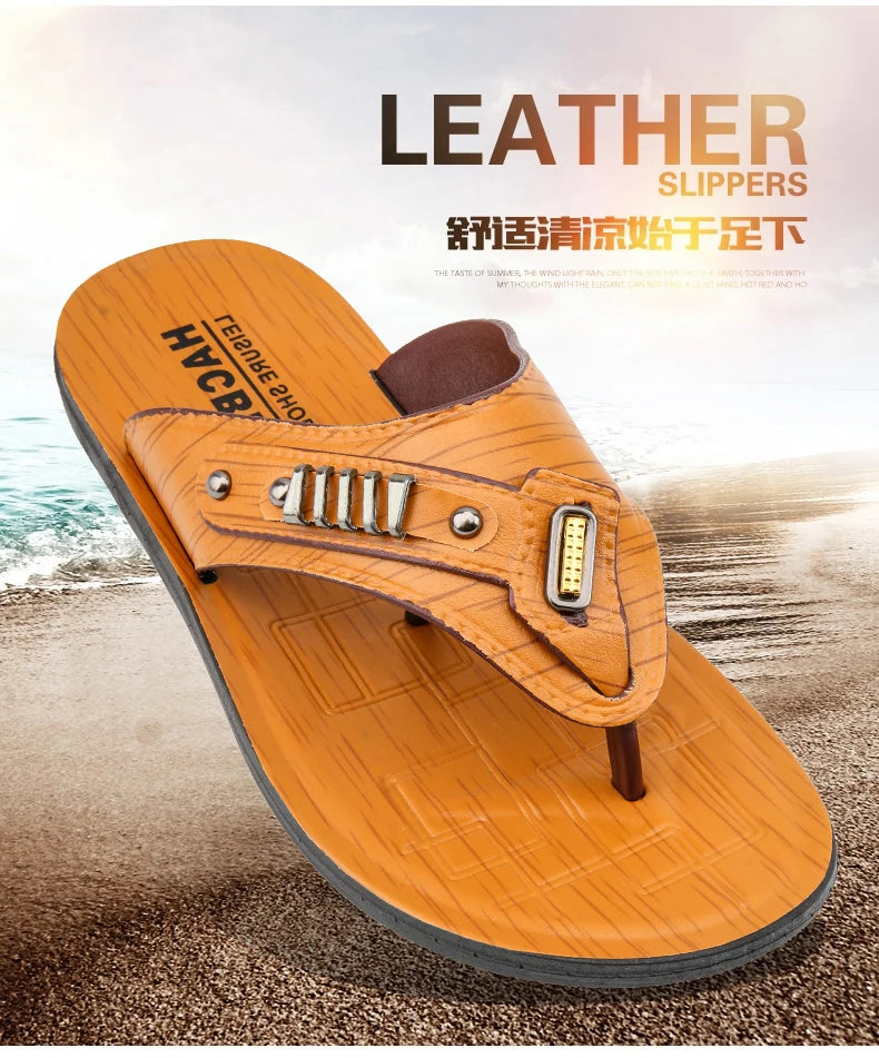 Flip Flops Male Slippers Men Summer Beach Shoes  For Men Flip Flops Men's Sandals