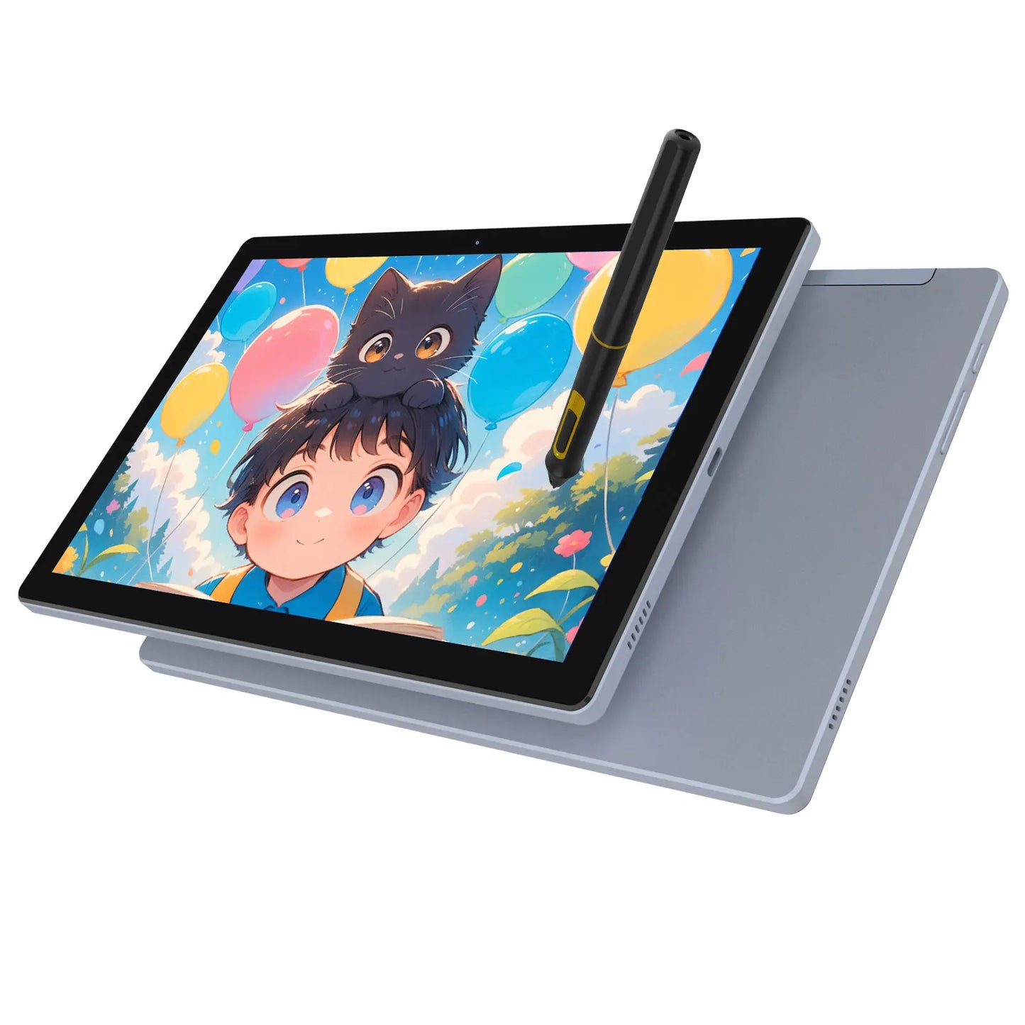 BOSTO BT-101A Portable Graphics Drawing Tablet 10.1 Inch IPS Screen Display with Finger Touch Anti-glare 16384 Pressure Level