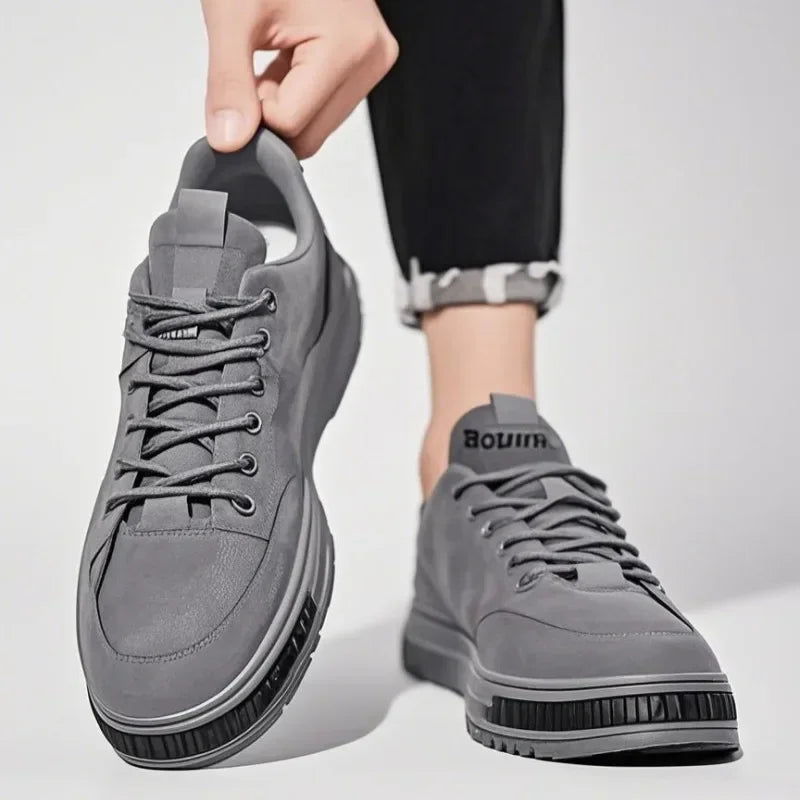 Men's shoes 2024 new spring and autumn season breathable versatile casual trendy shoes men's work lightweight sports board shoes