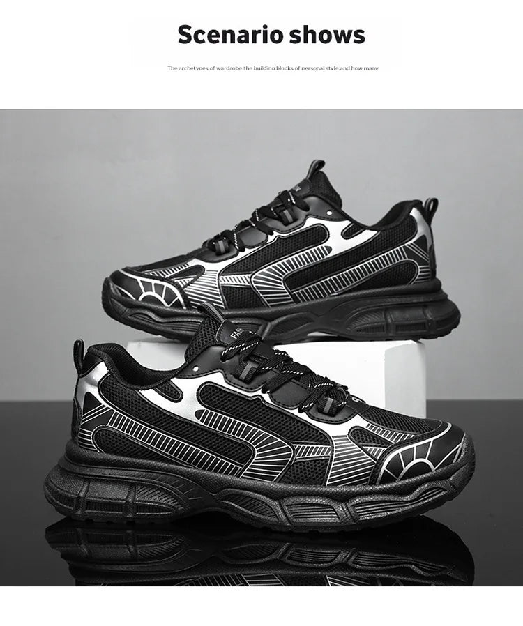 Sneakers Women Trends  Platform Shoes Lightweight Outdoor Sports Shoes Breathable Running Shoes Lace Up Casual