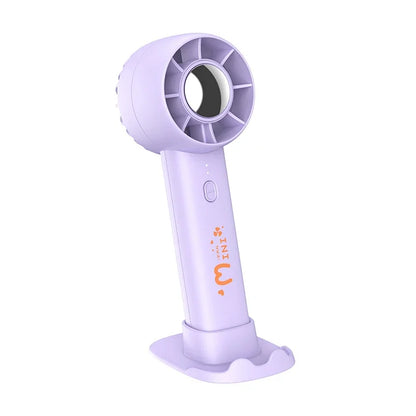 Portable Handheld Fan - 3-Speed Mini Turbo Fan, Folding & Lightweight for Students, Travelers & Office/Outdoor Cooling