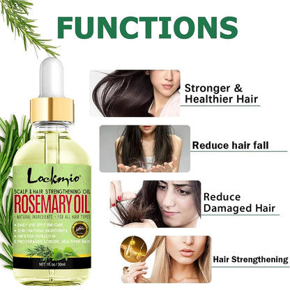 3pcs/set Hair Care Products for Women Moisturize Nourish Rosemary Oil Natural Batana Oil & Chebe Serum Anti-frizz Treatment Hair