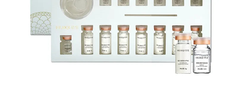 Face Collagen Peptide Hyaluronic Acid Face Mask DIY Hyaluronic acid V Face Lifting Firming Skin Rejuvenation Mask Skin Care